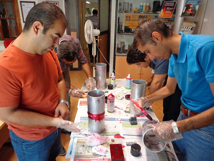 PT Level I,II تست مایعات نافذ